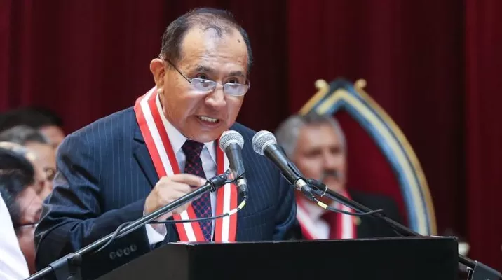 Víctor Ticona, presidente del JNE. Foto: Andina Víctor Ticona, presidente del JNE. Foto: Andina