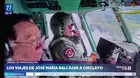 Nuevos documentos sobre vuelos del presidente José Balcázar