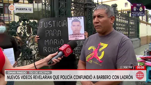 Nuevos videos sugerirían confusión policial en el caso de Mario Pinedo Chirinos. Foto: América Noticias