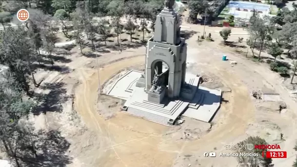 Obras en el Campo de Marte cumplen más de 80 días paralizadas. Foto: América Noticias Obras en el Campo de Marte cumplen más de 80 días paralizadas. Foto: América Noticias