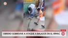 Obrero baleado durante obra municipal en El Rímac sobrevive
