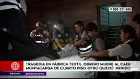 Obrero perdió la vida al caer de montacarga. América Noticias