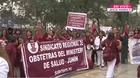 Obstetras protestan contra nuevas normativas del Ministerio de Salud
