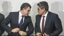 Rafael Vela y José Domingo Pérez. Foto: AFP