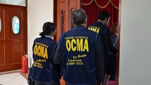 Funcionarios de la OCMA. Foto referencial: Poder Judicial