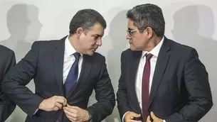 Rafael Vela y José Domingo Pérez Gómez. Foto: Andina