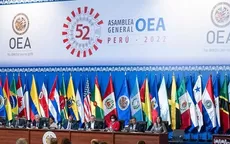 OEA hace llamado a un 'diálogo inclusivo' a fin de preservar la institucionalidad democrática en Perú - Noticias de oea