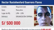 Ofrecen S/ 500.000 por ubicación del cabecilla del 'Tren de Aragua'