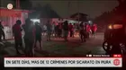 Ola de violencia en Piura: más de 12 asesinatos en siete días