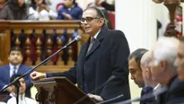 Pedro Olaechea, presidente del Congreso de la República (Foto: Captura Canal N)