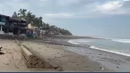 Oleajes anómalos: Remueven piedras del balneario de Máncora