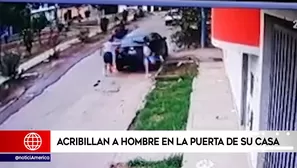 Los Olivos: acribillan a hombre en la puerta de su casa