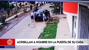 Los Olivos: acribillan a hombre en la puerta de su casa