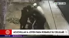 Los Olivos: Acuchillan a joven para robarle su celular  