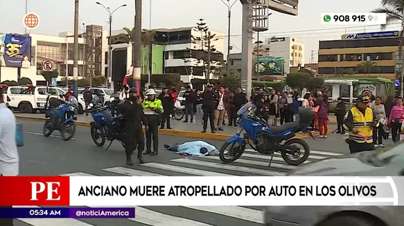 Atropello en Los Olivos. Foto: América Noticias