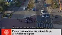 Exigen puente peatonal en la Panamericana Norte. Foto: captura de TV