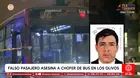 Los Olivos: Asesinan a chofer de “El Rápido” en ataque a balazos