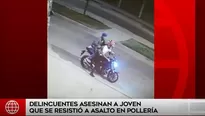 Delincuentes asaltaron pollería en Los Olivos.