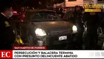 Los Olivos: Un muerto y tres heridos deja balacera entre policías y delincuentes. Video: América