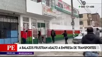 Delincuentes se rindieron ante la presencia policial.