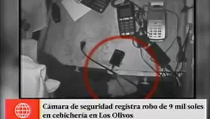 Cámaras de seguridad captan robo en cebichería. Foto: captura de TV