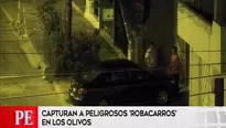 Detienen a 'robacarros' en Los Olivos.