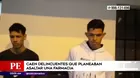 Los Olivos: Capturaron a delincuentes que planeaban asaltar una farmacia