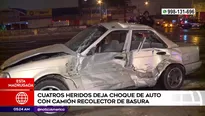 Accidente de tránsito en Los Olivos. Foto y video: América Noticias