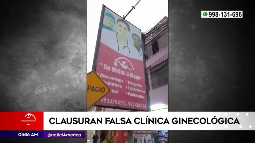 Los Olivos: Clausuran falsa clínica ginecológica donde se practicaría abortos