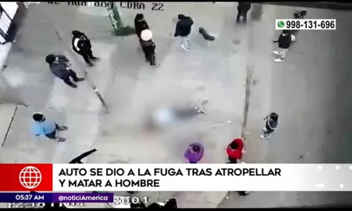 Los Olivos: conductor se da a la fuga tras atropellar y matar a hombre