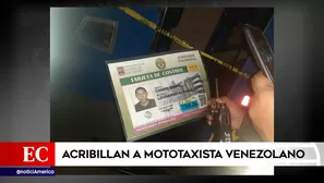 Los Olivos: delincuentes acribillan a mototaxista venezolano