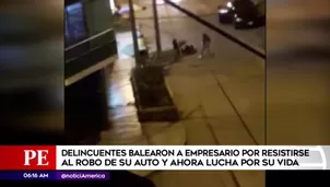 Baleado en Los Olivos. América Noticias