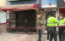 Los Olivos: delincuentes detonan explosivo en puerta de bodega  - Noticias de bodega