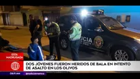 Dos jóvenes heridos en intento de asalto. América Noticias