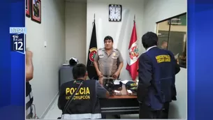 Comandante PNP Fortunato Ñope Pajuelo encabezaría mafia (Foto: Canal N)