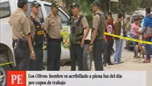 Asesinato en Los Olivos.