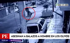 Los Olivos: hombre fue asesinado a balazos  - Noticias de 