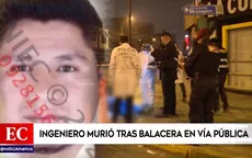 Los Olivos: Ingeniero murió tras balacera en vía pública - Noticias de via-publica