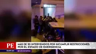 Los Olivos: Intervienen a infractores del estado de emergencia en karaoke y hostales 