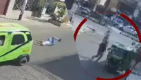  Los Olivos: Mujer fue arrastrada por mototaxi al resistirse a robo - Foto y video: América Noticias