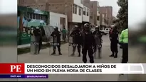 Desalojaron a niños cuando se encontraban en clases. América Noticias