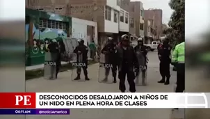 Desalojaron a niños cuando se encontraban en clases. América Noticias