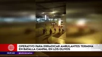 Balacera en Los Olivos. América Noticias