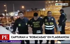 Los Olivos: Policía capturó a ‘robacasas’ en flagrancia - Noticias de los-chihuan