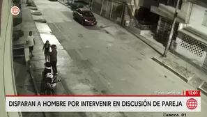 Policía dispara a vecino que intentó calmar discusión de pareja en Los Olivos. Foto y video: América Noticias