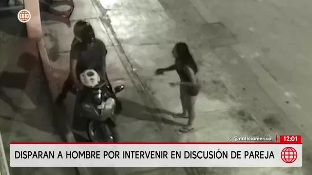 Policía dispara a vecino que intentó calmar discusión de pareja en Los Olivos. Foto: América Noticias