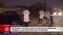 Hombre fue baleado por policía en Los Olivos. América Noticias