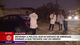 Hombre fue baleado por policía en Los Olivos. América Noticias