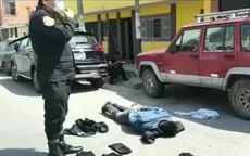 Los Olivos: Policía frustra asalto a agencia bancaria y captura a dos delincuentes - Noticias de agencia