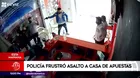 Los Olivos: Policía frustró asalto a casa de apuestas